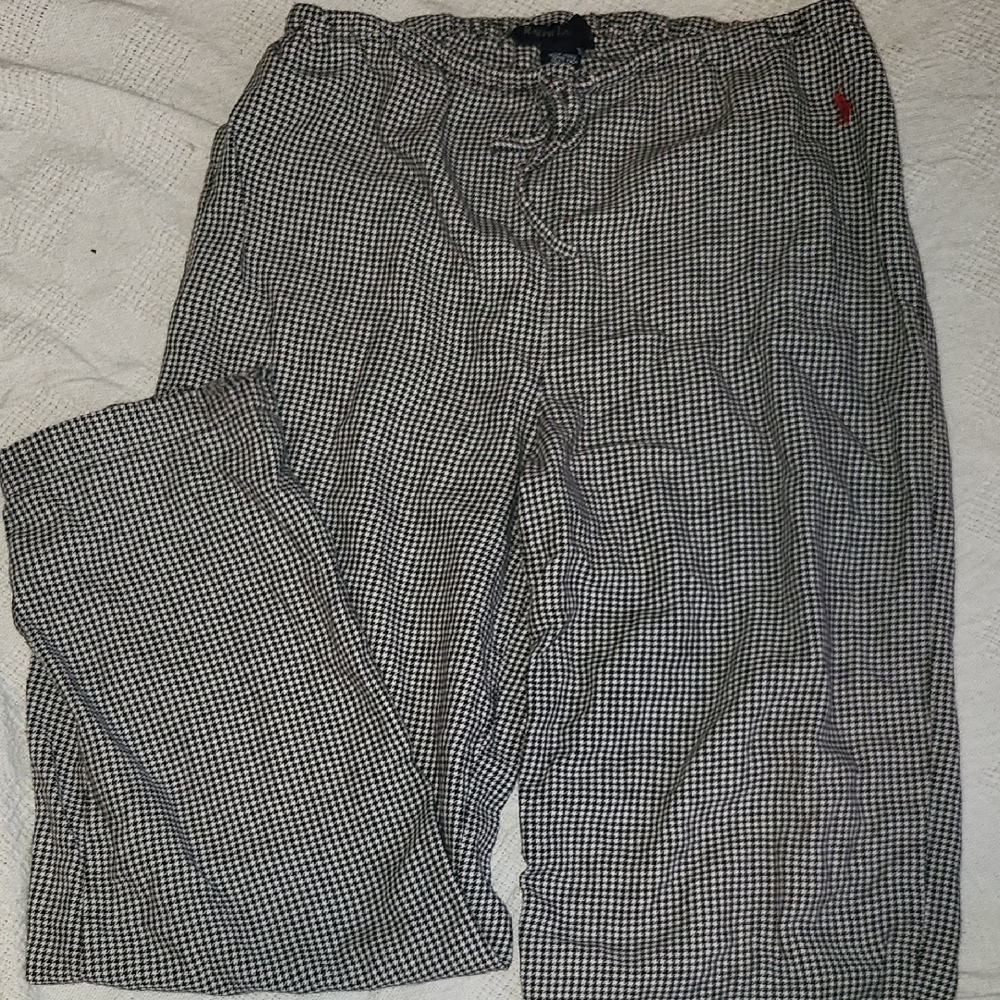 Ralph Lauren VINTAGE Black and White Pj Pants